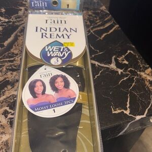 Indian Remy Wet & Wavy Hair Extensions - Black